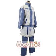 画像2: VOCALOID　KAITO　ジャージメイド　コスプレ衣装　 コスチューム　 cosplay　イベント仮装 (2)