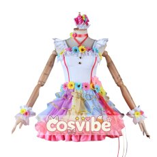 画像1: ラブライブ！虹ヶ咲学園スクールアイドル同好会　Love U my friends　上原歩夢　コスプレ衣装　 コスチューム　 cosplay　イベント仮装 (1)