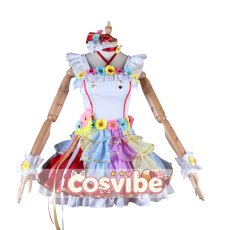 画像1: ラブライブ！虹ヶ咲学園スクールアイドル同好会　Love U my friends　優木せつ菜　コスプレ衣装　 コスチューム　 cosplay　イベント仮装 (1)