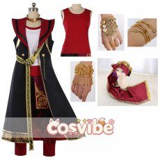 画像6: ツイステッドワンダーランド　スカラビア寮　カリム・アルアジーム　Kalim Al-Asim　SSR/寮服　コスプレ衣装　 コスチューム　 cosplay　イベント仮装 (6)