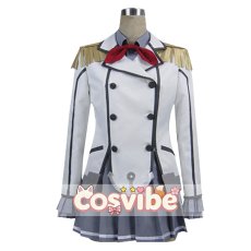 画像1: 艦隊これくしょん -艦これ-　鹿島　コスプレ衣装　 コスチューム　 cosplay　イベント仮装 (1)