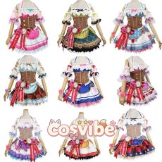 画像1: ラブライブ！サンシャイン!!　バレンタイン編　覚醒後　津島善子　国木田花丸　黒澤ルビィ　渡辺曜　黒澤ダイヤ　高海千歌　松浦果南　小原鞠莉　桜内梨子　コスプレ衣装　 コスチューム　 cosplay　イベント仮装 (1)