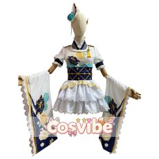 画像1: ラブライブ！虹ヶ咲学園スクールアイドル同好会　三船栞子　決意の光　コスプレ衣装　 コスチューム　 cosplay　イベント仮装 (1)