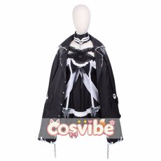 画像1: バーチャルYouTuber　VTuber　潤羽るしあ　ゴスロリ衣装　コスプレ衣装　 コスチューム　 cosplay　イベント仮装 (1)