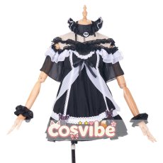 画像4: バーチャルYouTuber　VTuber　潤羽るしあ　ゴスロリ衣装　コスプレ衣装　 コスチューム　 cosplay　イベント仮装 (4)