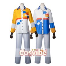 画像1: あんさんぶるスターズ！　あんスタ　あんさんぶる 体操!!　わくわく♪おじさんといっしょ　佐賀美陣　椚章臣　漣ジュン　桜河こはく　コスプレ衣装　 コスチューム　 cosplay　イベント仮装 (1)