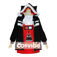 画像1: バーチャルYouTuber　VTuber　黯希ナツメ（くろきなつめ）/96猫（くろねこ）　コスプレ衣装　 コスチューム　 cosplay　イベント仮装 (1)