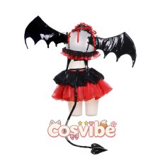 画像3: デート・ア・ライブ　時崎狂三　小悪魔　コスプレ衣装　 コスチューム　 cosplay　イベント仮装 (3)