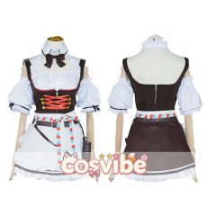 画像4: バーチャルYouTuber　VTuber　白銀ノエル　ディアンドル娘衣装　コスプレ衣装　 コスチューム　 cosplay　イベント仮装 (4)