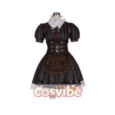 画像1: アリスマッドネスリターンズ　Alice: Madness Returns　アリス　スチームドレス　コスプレ衣装　 コスチューム　 cosplay　イベント仮装 (1)
