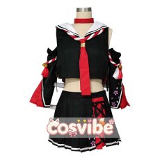 画像1: バーチャルYouTuber　VTuber　大神ミオ　通常衣装　コスプレ衣装　 コスチューム　 cosplay　イベント仮装 (1)