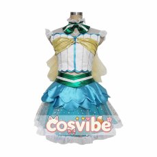画像8: ラブライブ！サンシャイン!!　Aqours 恋になりたいAQUARIUM　津島善子　国木田花丸　黒澤ルビィ　渡辺曜　黒澤ダイヤ　高海千歌　松浦果南　小原鞠莉　桜内梨子　コスプレ衣装　 コスチューム　 cosplay　イベント仮装 (8)