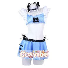 画像1: バーチャルYouTuber　VTuber　百鬼あやめ　水着　コスプレ衣装　 コスチューム　 cosplay　イベント仮装 (1)