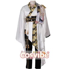 画像1: 刀剣乱舞　鶴丸国永　ミュージカル　コスプレ衣装　 コスチューム　 cosplay　イベント仮装 (1)