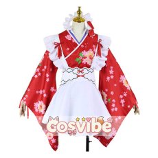 画像1: バーチャルYouTuber　VTuber　大神ミオ　正月衣装　コスプレ衣装　 コスチューム　 cosplay　イベント仮装 (1)