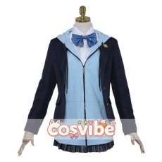 画像1: バーチャルYouTuber　VTuber　白銀ノエル　制服　コスプレ衣装　 コスチューム　 cosplay　イベント仮装 (1)