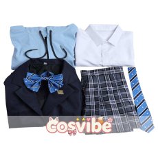 画像9: バーチャルYouTuber　VTuber　白銀ノエル　制服　コスプレ衣装　 コスチューム　 cosplay　イベント仮装 (9)