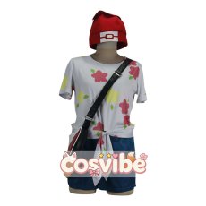 画像1: ポケットモンスター サン・ムーン　ミヅキ　コスプレ衣装　 コスチューム　 cosplay　イベント仮装 (1)
