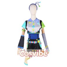 画像1: ラブライブ！スーパースター!!　Liella!　若菜四季　ビタミンSUMMER！　Vitamin SUMMER　コスプレ衣装　 コスチューム　 cosplay　イベント仮装 (1)