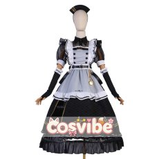 画像1: バーチャルYouTuber　VTuber　星街すいせい　戦うメイド服　コスプレ衣装　 コスチューム　 cosplay　イベント仮装 (1)