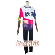 画像1: プロジェクトセカイ カラフルステージ！ feat. 初音ミク　陽気なDJ現る？　KAITO　コスプレ衣装　 コスチューム　 cosplay　イベント仮装 (1)