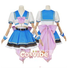画像14: ラブライブ！サンシャイン!!　スクフェス2新衣装　津島善子　黒澤ルビィ　渡辺曜　黒澤ダイヤ　国木田花丸　高海千歌　松浦果南　小原鞠莉　桜内梨子　コスプレ衣装　 コスチューム　 cosplay　イベント仮装 (14)