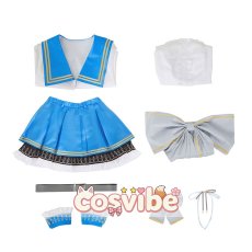 画像5: ラブライブ！サンシャイン!!　スクフェス2新衣装　津島善子　黒澤ルビィ　渡辺曜　黒澤ダイヤ　国木田花丸　高海千歌　松浦果南　小原鞠莉　桜内梨子　コスプレ衣装　 コスチューム　 cosplay　イベント仮装 (5)
