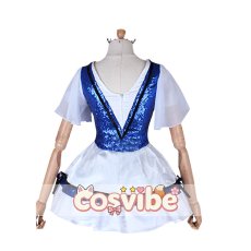 画像3: ラブライブ！サンシャイン!!　弾ける笑顔　WATER BLUE NEW WORLD　小原鞠莉UR　覚醒後　コスプレ衣装　 コスチューム　 cosplay　イベント仮装 (3)