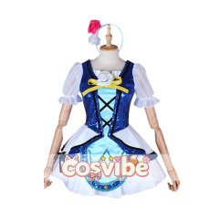 画像1: ラブライブ！サンシャイン!!　弾ける笑顔　WATER BLUE NEW WORLD　国木田花丸UR　覚醒後　コスプレ衣装　 コスチューム　 cosplay　イベント仮装 (1)