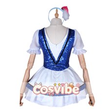 画像3: ラブライブ！サンシャイン!!　弾ける笑顔　WATER BLUE NEW WORLD　国木田花丸UR　覚醒後　コスプレ衣装　 コスチューム　 cosplay　イベント仮装 (3)