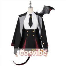 画像1: ブルーアーカイブ　黒舘ハルナ　コスプレ衣装　 コスチューム　 cosplay　イベント仮装 (1)