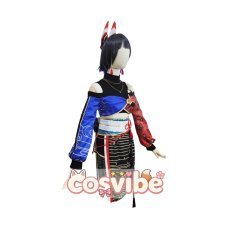 画像2: プロジェクトセカイ カラフルステージ！ feat. 初音ミク　白石杏　侍る白狐の衣　コスプレ衣装　 コスチューム　 cosplay　イベント仮装 (2)