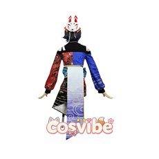 画像3: プロジェクトセカイ カラフルステージ！ feat. 初音ミク　白石杏　侍る白狐の衣　コスプレ衣装　 コスチューム　 cosplay　イベント仮装 (3)