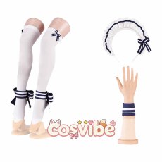 画像4: Fate/Grand Order　FGO　マシュ・キリエライト　メイド　コスプレ衣装　 コスチューム　 cosplay　イベント仮装 (4)