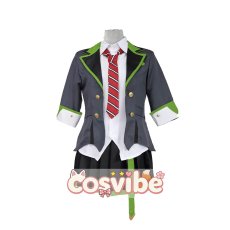 画像1: プロジェクトセカイ カラフルステージ！ feat. 初音ミク　ハード・ロック・スクーラー　日野森志歩　コスプレ衣装　 コスチューム　 cosplay　イベント仮装 (1)