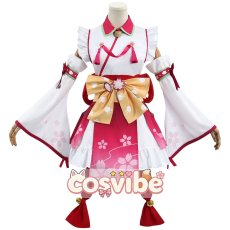 画像1: バーチャルYouTuber　Vtuber　さくらみこ　巫女衣装　コスプレ衣装　 コスチューム　 cosplay　イベント仮装 (1)