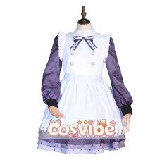 画像1: バーチャルYouTuber　Vtuber　Ninomae Ina'nis（一伊那尓栖）　パティシエ衣装　コスプレ衣装　 コスチューム　 cosplay　イベント仮装 (1)