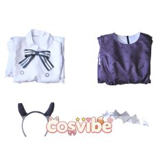 画像6: バーチャルYouTuber　Vtuber　Ninomae Ina'nis（一伊那尓栖）　パティシエ衣装　コスプレ衣装　 コスチューム　 cosplay　イベント仮装 (6)