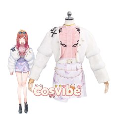 画像6: バーチャルYouTuber　Vtuber　一条莉々華　初期2D　コスプレ衣装　 コスチューム　 cosplay　イベント仮装 (6)