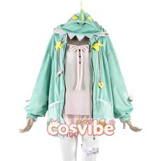 画像1: バーチャルYouTuber　VTuber　角巻わため　恐竜パジャマ　コスプレ衣装　 コスチューム　 cosplay　イベント仮装 (1)