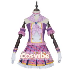 画像1: アイカツ!　紫吹蘭　パープルトルテ　コスプレ衣装　 コスチューム　 cosplay　イベント仮装 (1)