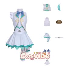 画像5: プロジェクトセカイ カラフルステージ！ feat. 初音ミク　日野森雫　劇場版プロジェクトセカイ　壊れたセカイと歌えないミク　コスプレ衣装　 コスチューム　 cosplay　イベント仮装 (5)