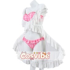 画像2: アークナイツ　エイヤフィヤトラ　水着　夏の花弁FA018　コスプレ衣装　 コスチューム　 cosplay　イベント仮装 (2)