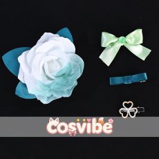 画像9: プロジェクトセカイ カラフルステージ！ feat. 初音ミク　日野森雫　Sweet & Rose　4周年記念　コスプレ衣装　 コスチューム　 cosplay　イベント仮装 (9)