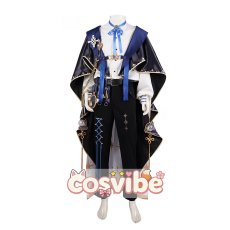画像1: バーチャルYouTuber　Vtuber　星導ショウ　鑑定士の服　コスプレ衣装　 コスチューム　 cosplay　イベント仮装 (1)