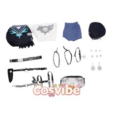 画像7: バーチャルYouTuber　VTuber　輪堂千速　初期2D　コスプレ衣装　 コスチューム　 cosplay　イベント仮装 (7)
