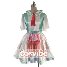 画像1: ラブライブ！サンシャイン!!　渡辺曜　La la 勇気のうた　コスプレ衣装　 コスチューム　 cosplay　イベント仮装 (1)