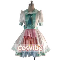 画像1: ラブライブ！サンシャイン!!　松浦果南　La la 勇気のうた　コスプレ衣装　 コスチューム　 cosplay　イベント仮装 (1)