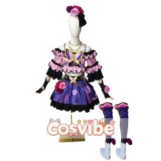 画像1: アイカツ!　紫吹蘭　ローズボンボン　コスプレ衣装　 コスチューム　 cosplay　イベント仮装 (1)
