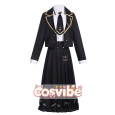 画像1: プロジェクトセカイ カラフルステージ！ feat. 初音ミク　東雲絵名　スクール　コスプレ衣装　 コスチューム　 cosplay　イベント仮装 (1)